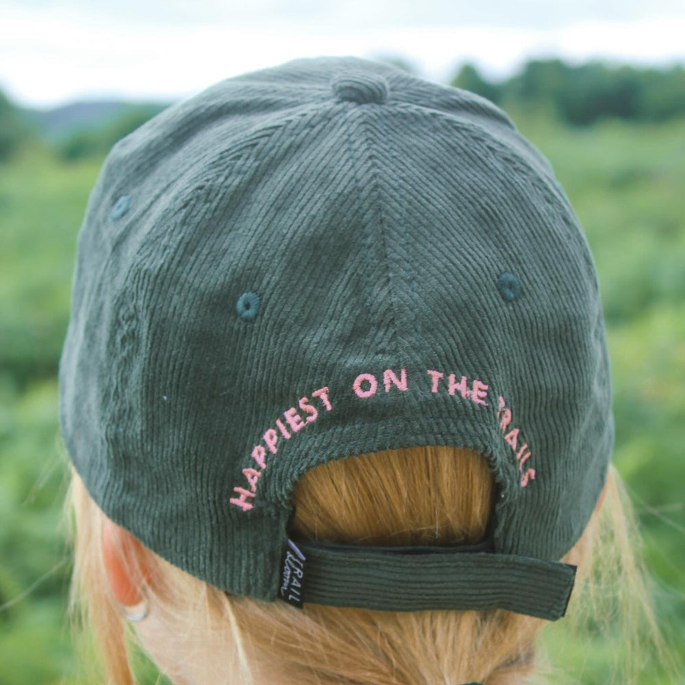 Ladies Snap Back Cap Corduroy