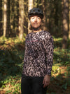 Ladies MTB Jersey - Monochrome Dash Print Long Sleeve - PRE-ORDER
