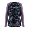 Ladies MTB Jersey - Lilac and Black Animal Print - PRE-ORDER