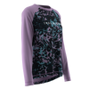Ladies MTB Jersey - Lilac and Black Animal Print - PRE-ORDER