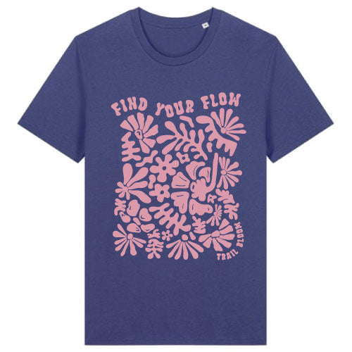 Find Your Flow - Printed Ladies T-shirt