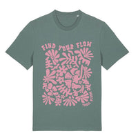 Find Your Flow - Printed Ladies T-shirt