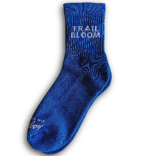 women's adventure socks - blue