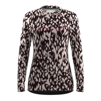 Ladies MTB Jersey - Monochrome Dash Print Long Sleeve - PRE-ORDER