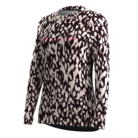 Ladies MTB Jersey - Monochrome Dash Print Long Sleeve - PRE-ORDER
