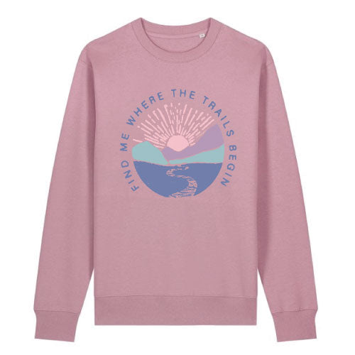Find Me Where The Trails Begin -  Ladies Sweater