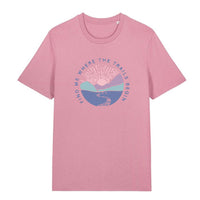 Find Me Where The Trails Begin - Printed Ladies T-shirt