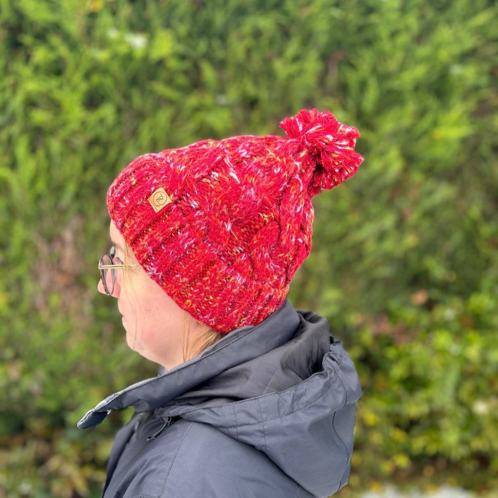 Beanie Side Hat For Ladies Wool Mina Flower Cloche Hat Fall Winter