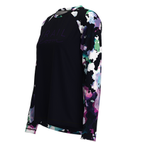 ladies mtb top in colourful print