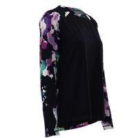 ladies mtb jersey in colourful print