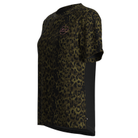 women's MTB jersey short sleeve in animal print