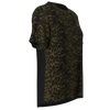 womens MTB top short sleeve in khaki leopard print