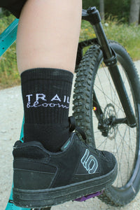 black MTB socks for women